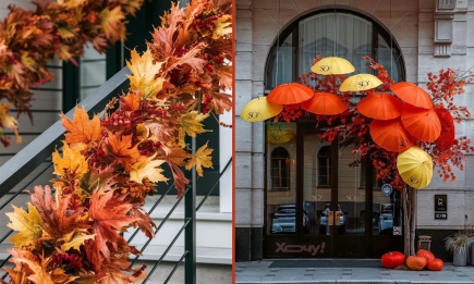 Осенний декор, работающий на ваш бизнес: украшаем вход, чтобы привлечь клиентов (ФОТО)
