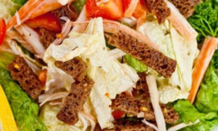 Блюдо января: салат «Хлебный»