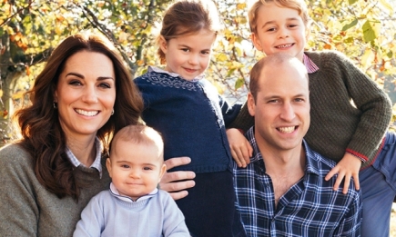 В сети появилась новая рождественская открытка Кейт Миддлтон и принца Уильяма с детьми (ФОТО)