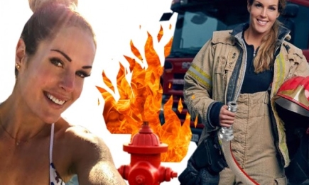 Женщина-огонь: как сексуальная пожарная, работающая наравне с мужчинами, вдохновляет своим примером