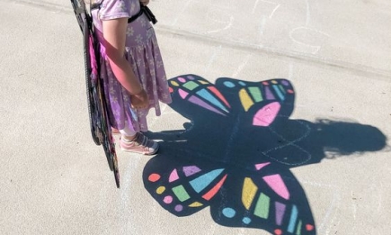 Крылья, волшебная палочка и радуга: делаем детям светящиеся костюмы (ФОТО)
