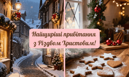 С Рождеством Христовым! Красивые открытки и теплые видео-поздравления (на украинском)