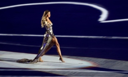 Вдохновение дня: самое длинное дефиле Жизель Бюндхен на открытии Олимпийских игр-2016 в Рио