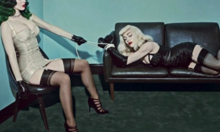 Мадонна и Кэти Перри снялись в откровенной фотосесии