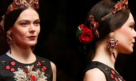 Короны и серьги Dolce &amp; Gabbana