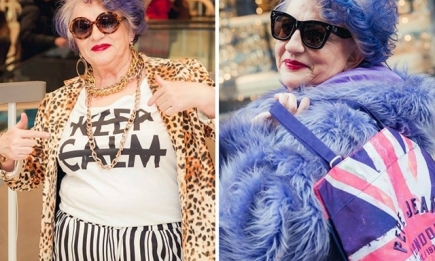 Еще одна модная Инста-бабушка: как украинская пенсионерка стала новой Бадди Винкл