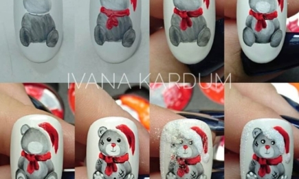 Рисуем праздничные картинки на ногтях: мастер-класс новогоднего маникюра (ФОТО)