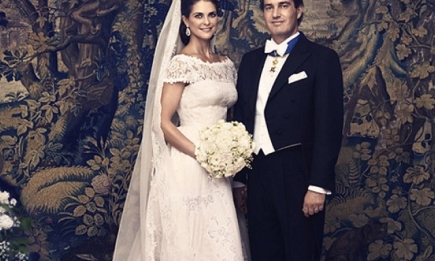 Появились официальные фото со свадьбы принцессы Мадлен