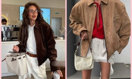 Замшевый бомбер — самая модная куртка на осень 2025, которая сделает вас иконой стиля (ФОТО)