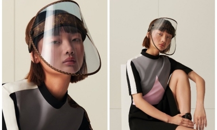 Защита от дождя, солнца и коронавируса: Louis Vuitton выпустили стильные щиты для лица (ФОТО)