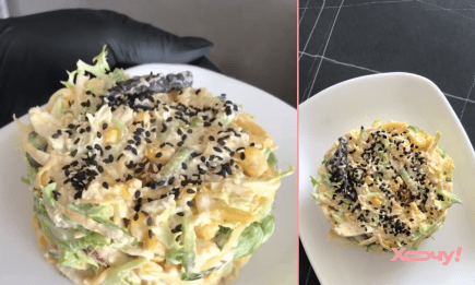 В этом салате нет грамма майонеза, а вкус удивительный: вкусное блюдо на каждый день (ВИДЕО)