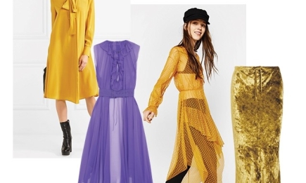 Желтый и ультрафиолет: как одеться в главных цветах Нового года 2018