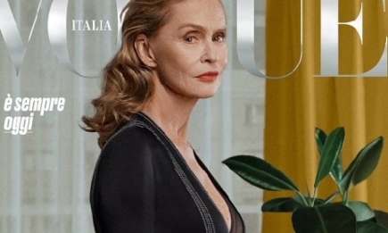 73-летняя Лорен Хаттон стала самой зрелой моделью на обложке Vogue