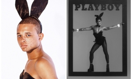 В образах кроликов: в новой фотосессии Playboy снялись два парня