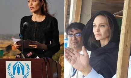 Анджелина Джоли прилетела в Бангладеш в рамках миссии ООН