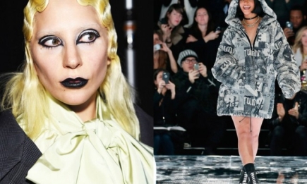Голосуем! Кто круче: Леди Гага и Рианна на подиуме New York Fashion Week