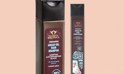 Шампунь и бальзам для окрашенных волос Planeta Organica Argan Oil