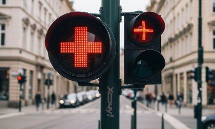 Знак, що лякає українців: навіщо на світлофорі "червоний плюс" і що він дозволяє