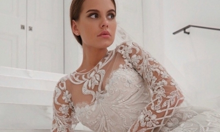 Даша Клюкина примерила свадебное платье и показала обручальное кольцо (ФОТО)