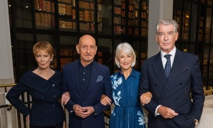 В платье с модным принтом: 80-летняя Хелен Миррен на фотоколле в Лондоне (ФОТО)