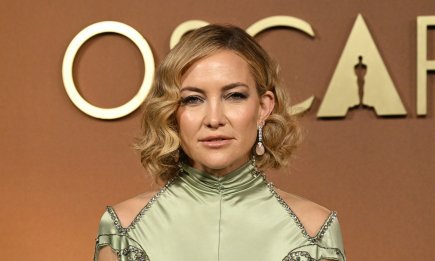 Оливковый шик: Кейт Хадсон сделала свое платье самым обсуждаемым на красной дорожке (ФОТО)