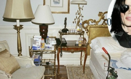 Появились снимки спальни Майкла Джексона, в которой он умер