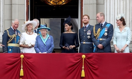 Монаршая семья Великобритании посетила парад ВВС к 100-летию Королевских воздушных сил (ФОТО)