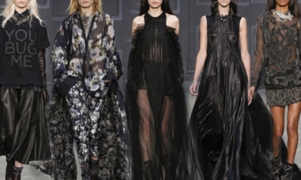 Неделя моды в Нью-Йорке: Vera Wang осень-зима 2014-2015