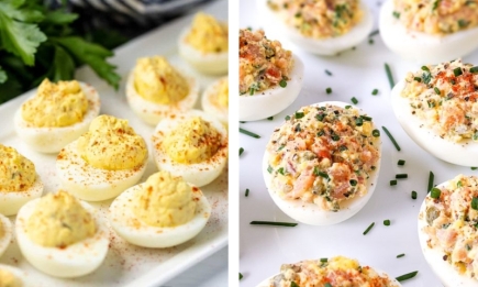 Фаршированные яйца с сельдью: простой рецепт от шеф-повара