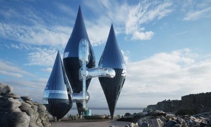 Харківські архітектори розробили будинок, який виглядає як парусник чи космічний корабль (ФОТО)