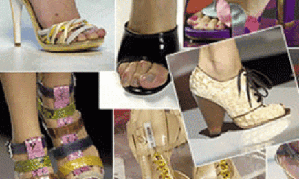 Щеголяйте в самой модной обуви весной - летом 2009