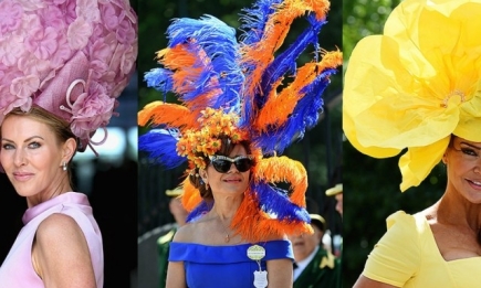 Английская экстравагантность: сумасшедшие шляпы Royal Ascot-2015