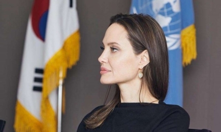 Анджелина Джоли как посол доброй воли ООН сделала визит в Венесуэлу (ФОТО)
