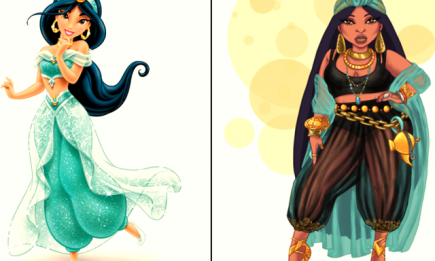 Magic Has No Size: художница наделила диснеевских принцесс роскошными формами