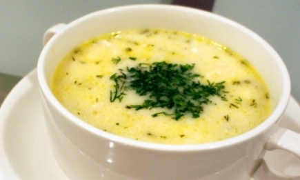 Овощной суп с плавленными сырками. Видеорецепт