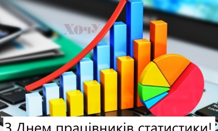День працівників статистики 2023: щирі побажання та красиві листівки — українською
