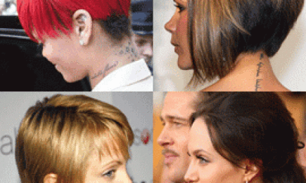 Семь звезд с татуировками на шее: а вы смогли бы?