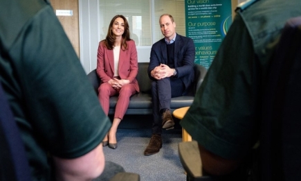 Кейт Миддлтон и принц Уильям посетили лондонский центр скорой помощи (ФОТО)