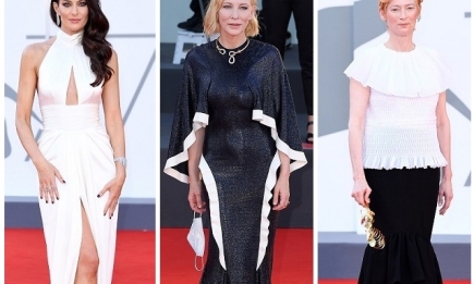 Маска Тильды Суинтон и "старое платье" Кейт Бланшетт: самые яркие образы Венецианского кинофестиваля 2020 (ФОТО)