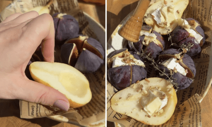 Очень простая и невероятно вкусная закуска к вину из груши и инжира (РЕЦЕПТ)