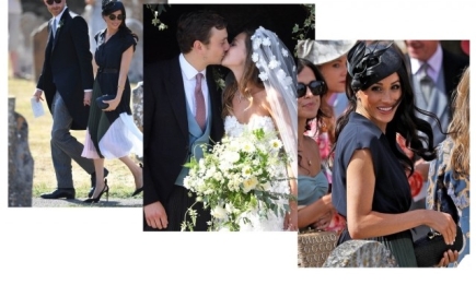 Стильная парочка: Меган Маркл и принц Гарри на свадьбе Чарли Ван Штраубензи и Дейзи Дженкс (ФОТО)