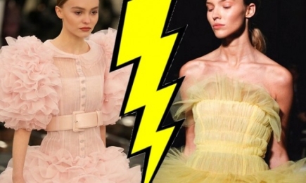 Лили-Роуз Депп против Саши Лусс: два самых пышных платья на Неделе высокой моды в Париже