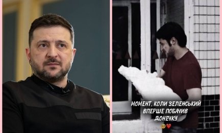 До слез! Трогательные фото Зеленского с новорожденной дочкой