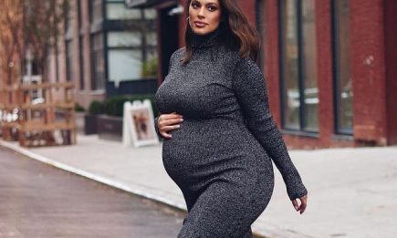 На последнем месяце беременности: Эшли Грэм полностью обнажилась (ФОТО)