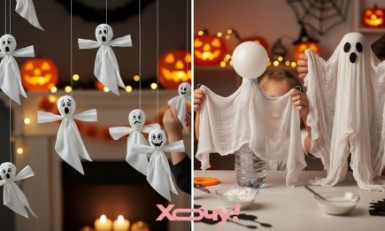 Секреты идеального Геловин-декора: 3 идеи забавных привидений, которые дети сделают сами