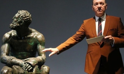 Кевин Спейси дал перформанс в римском музее (ВИДЕО)