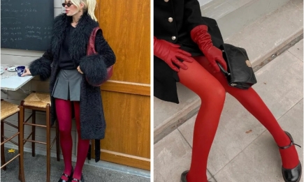 Червоні панчохи — супертренд, який у 2024 році будуть носити усі модниці (ФОТО)