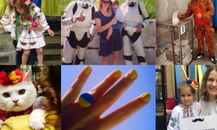 Как голосовали украинцы: лучшие фото из соцсетей