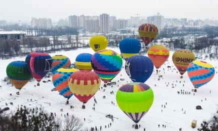 В Киеве прошел фестиваль воздушных шаров "Монгольфьерия": как это было