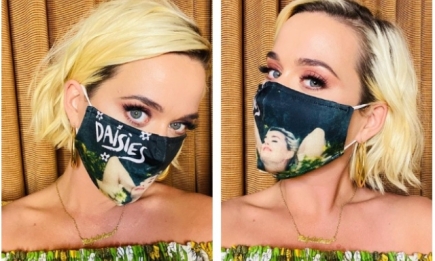 Благотворительный мерч: Кэти Перри выпустила коллекцию защитных масок (ФОТО)
